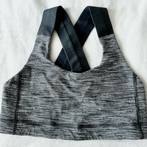 Lululemon all sport bra charcoal grey size 4